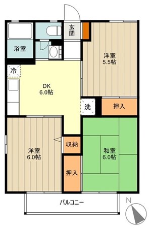 サニーホームズの物件間取画像